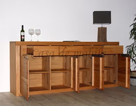 Massivholz Kommode Breit 219 cm HORIZONT Kernbuche massiv natur geölt casademobila Goslar Massivholz Kommode Breit 219 cm HORIZONT Kernbuche massiv natur geölt casademobila Goslar