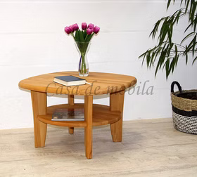 Stubentisch Höhe 48cm ESBJERG Kernbuche natur geölt von Casademobila Goslar Stubentisch Höhe 48cm ESBJERG Kernbuche natur geölt von Casademobila Goslar