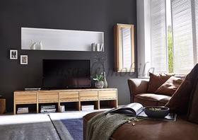 TV-Lowboard Breit CONTRA 226x46x46cm buchenholz natur geölt Massivholz TV-Lowboard Breit CONTRA 226x46x46cm kernbuche massiv natur geölt Casa de mobila Goslar