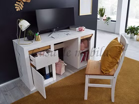 Massivholz PC-tisch Celle Kiefer massiv weiß gelaugt geölt casademobila Goslar Massivholz PC-tisch Celle Kiefer massiv weiß gelaugt geölt casademobila Goslar