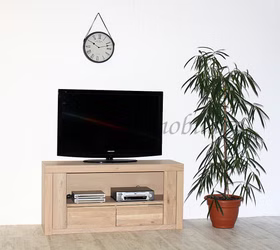 Massivholz TV-Lowboard mit großer fach HORIZONT 128x62x40cm Wildeiche massiv Bianco geölt Casa de mobila Goslar Massivholz TV-Lowboard mit großer fach HORIZONT 128x62x40cm Wildeiche massiv Bianco geölt Casa de mobila Goslar