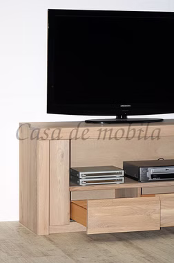 TV-Lowboard 128x62x40cm HORIZONT Wildeiche massiv Bianco geölt TV-Lowboard 128x62x40cm HORIZONT Wildeiche massiv Bianco geölt