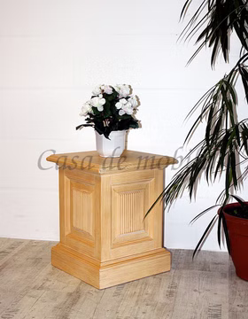 Blumensäule 40x50x40cm PINEA Pinie massiv mediterraneo gebürstet Blumensäule 40x50x40cm PINEA Pinie massiv mediterraneo gebürstet