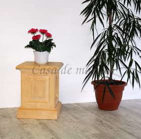 Blumensäule 40x50x40cm PINEA Pinie massiv mediterraneo gebürstet Blumensäule 40x50x40cm PINEA Pinie massiv mediterraneo gebürstet