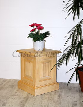 Blumensäule 40x50x40cm PINEA Pinie massiv mediterraneo gebürstet Blumensäule 40x50x40cm PINEA Pinie massiv mediterraneo gebürstet