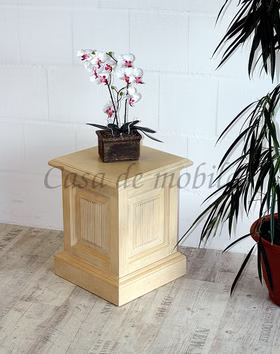 pinien Blumensäule Blumenständer höhe 50 cm PINEA Pinie massiv decape sandfarbe casademobila Goslar pinien Blumensäule Blumenständer höhe 50 cm PINEA Pinie massiv decape sandfarbe casademobila Goslar