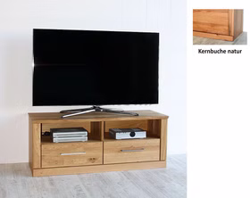 Massivholz TV-Kommode klein PALERMO 114x45x40cm Kernbuche massiv natur geölt Casa de mobila Goslar Massivholz TV-Kommode klein PALERMO 114x45x40cm Kernbuche massiv natur geölt Casa de mobila Goslar