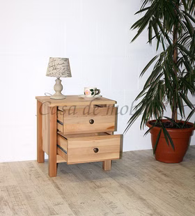 Nachtkommode mit schubladen ANTON holz buche Kernbuche massiv natur geölt casademobila Nachtkommode mit schubladen ANTON holz buche Kernbuche massiv natur geölt casademobila