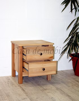 Nachtschrank mit 2 schubladen ANTON holz buche Kernbuche massiv natur geölt casademobila Nachtschrank mit 2 schubladen ANTON holz buche Kernbuche massiv natur geölt casademobila