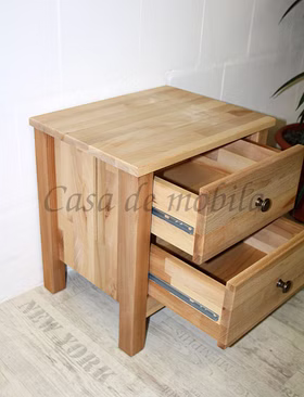 Massivholz Nachtkonsole mit 2 schubladen ANTON holz buche Kernbuche massiv natur geölt casademobila Massivholz Nachtkonsole mit 2 schubladen ANTON holz buche Kernbuche massiv natur geölt casademobila