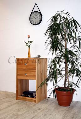 Massivholz Telefonkommode CONTRA 47x84x46cm kernbuche massiv natur geölt Casa de mobila Goslar Massivholz Telefonkommode CONTRA 47x84x46cm kernbuche massiv natur geölt Casa de mobila Goslar