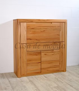 Sekretär 115x120x40cm HORIZONT Kernbuche natur geölt Holzgriffe Sekretär 115x120x40cm HORIZONT Kernbuche natur geölt Holzgriffe