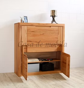 Sekretär 115x120x40cm HORIZONT Kernbuche natur geölt Holzgriffe Sekretär 115x120x40cm HORIZONT Kernbuche natur geölt Holzgriffe