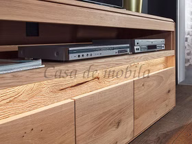 Massivholz TV-Board mit Beleuchtung Oker 165x63x44cm Wildeiche massiv natur geölt Casademobila Goslar Massivholz TV-Board mit Beleuchtung Oker 165x63x44cm Wildeiche massiv natur geölt Casademobila Goslar