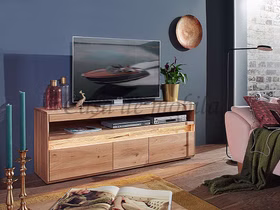 Massivholz TV-Lowboard mit Beleuchtung Oker 165x63x44cm Wildeiche massiv natur geölt Casademobila Goslar Massivholz TV-Lowboard mit Beleuchtung Oker 165x63x44cm Wildeiche massiv natur geölt Casademobila Goslar