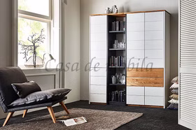 Bücherschrank 178x199x33cm CONTRA Massivholz Bücherschrank 178x199x33cm CONTRA Massivholz