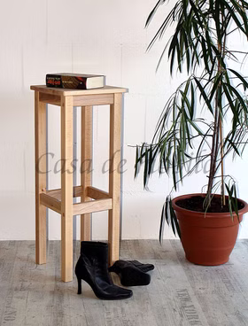 Bistrohocker Barhocker holz ANTON 32x85x32cm Buche Kernbuche massiv geölt casademobila
