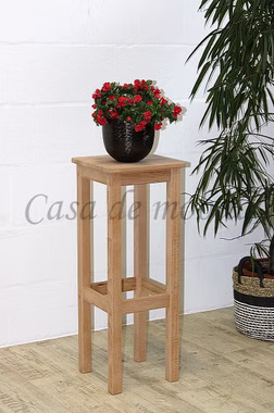 Sitzhocker Holzhocker ANTON 32x85x32cm Buche Kernbuche massiv geölt casademobila