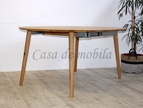 runder ausziehtisch holz eiche massiv natur geölt casademobila Goslar runder ausziehtisch holz eiche massiv natur geölt casademobila Goslar