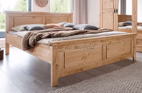 Massivholz Doppelbett MEXICAN-STIL 180x200cm Kiefer massiv Eichefarben gelaugt geölt Casa de mobila Goslar Massivholz Doppelbett MEXICAN-STIL 180x200cm Kiefer massiv Eichefarben gelaugt geölt Casa de mobila Goslar