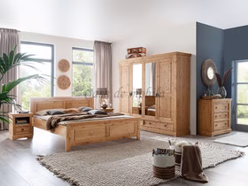 Schlafzimmer-bett Landhaus MEXICAN-STIL 180x200cm Kiefer massiv Eichefarben gelaugt geölt Casa de mobila Goslar Schlafzimmer-bett Landhaus MEXICAN-STIL 180x200cm Kiefer massiv Eichefarben gelaugt geölt Casa de mobila Goslar