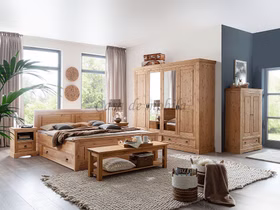 Schlafzimmer Wäscheschrank MEXICAN-STIL 106x150x42cm Kiefer massiv Eichefarben gelaugt geölt Casa de mobila Goslar Schlafzimmer Wäscheschrank MEXICAN-STIL 106x150x42cm Kiefer massiv Eichefarben gelaugt geölt Casa de mobila Goslar