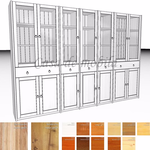 Massivholz Büroschrank CONTRA 310x217x46cm kiefer, kernbuche, Wildeiche massiv natur oder Bianco geölt Casa de mobila Goslar Massivholz Büroschrank CONTRA 310x217x46cm kiefer, kernbuche, Wildeiche massiv natur oder Bianco geölt Casa de mobila Goslar