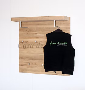 Wandgarderobe 102x110x30cm HORIZONT Wildeiche Bianco geölt Wandgarderobe 102x110x30cm HORIZONT Wildeiche Bianco geölt