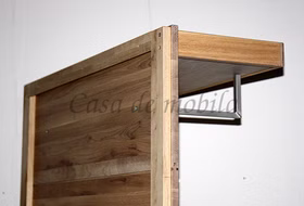 Wandgarderobe 102x110x30cm HORIZONT Wildeiche Bianco geölt Wandgarderobe 102x110x30cm HORIZONT Wildeiche Bianco geölt