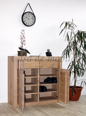 Massivholz Schuhkommode 2türig HORIZONT 102x94x40cm eiche massiv natur oder Bianco geölt Casa de mobila Goslar Massivholz Schuhkommode 2türig HORIZONT 102x94x40cm eiche massiv natur oder Bianco geölt Casa de mobila Goslar