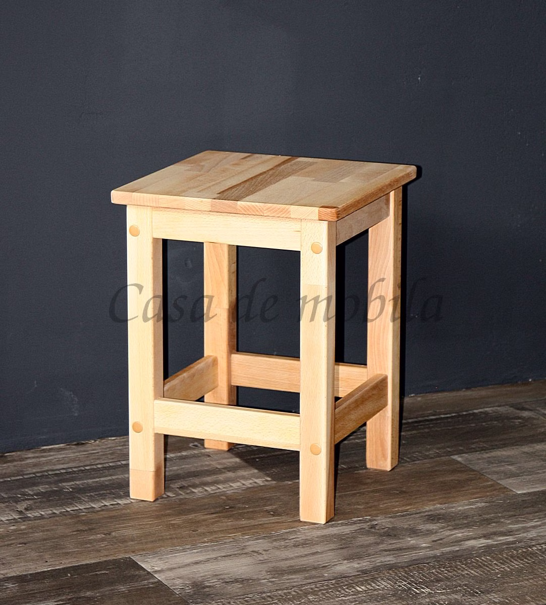 Sitzhocker Holzhocker ANTON 34x46x34cm Buche Kernbuche massiv geölt casademobila Sitzhocker Holzhocker ANTON 34x46x34cm Buche Kernbuche massiv geölt casademobila
