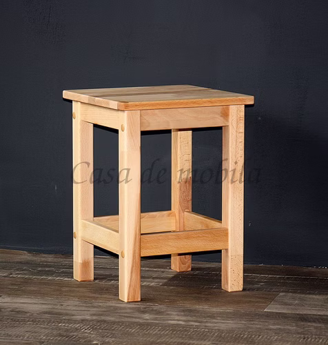Sitzhocker Holzhocker ANTON 34x46x34cm Buche Kernbuche massiv geölt casademobila Sitzhocker Holzhocker ANTON 34x46x34cm Buche Kernbuche massiv geölt casademobila