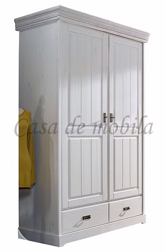 Massivholz Garderobenschrank Landhaus NEAPEL 2türig 132x217x62cm Kiefer massiv weiß Casademobila Goslar Massivholz Garderobenschrank Landhaus NEAPEL 2türig 132x217x62cm Kiefer massiv weiß Casademobila Goslar