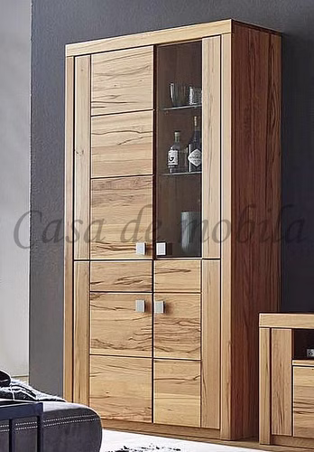 Massivholz Vitrinenschrank Hoch SKYLINE 4türig 115x203x40cm Kernbuche oder Wildeiche massiv geölt quadratische Griffe Casa de mobila Goslar Massivholz Vitrinenschrank Hoch SKYLINE 4türig 115x203x40cm Kernbuche oder Wildeiche massiv geölt quadratische Griffe Casa de mobila Goslar