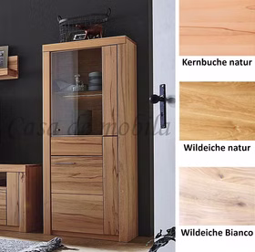 Highboard 71x170x40cm SKYLINE rechts Kernbuche oder Wildeiche massiv natur oder Bianco geölt Highboard 71x170x40cm SKYLINE rechts Kernbuche oder Wildeiche massiv natur oder Bianco geölt