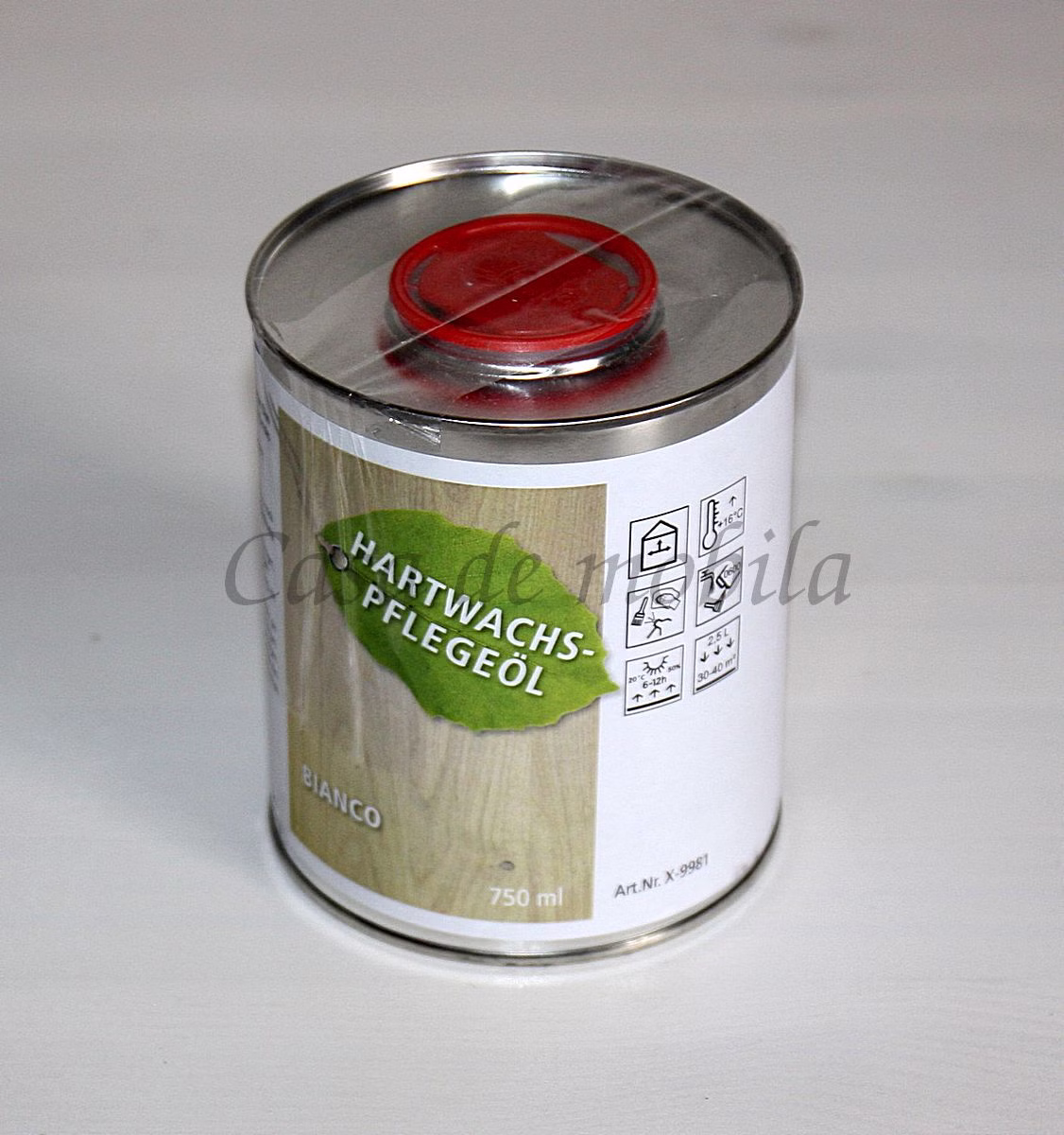 Hartwachs-Pflegeöl 750ml für Bianco geöltes Holz Hartwachs-Pflegeöl 750ml für Bianco geöltes Holz