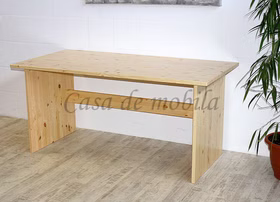 Massivholz Jugendschreibtisch 160x74x78cm CONTRA Kiefernholz massiv natur lackiert Casademobila Goslar kaufen