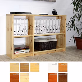 Massivholz Bücherregal Raumteiler CONTRA 134x84x33cm Kiefer massiv in 11 verschiedenen Farben Casa de mobila Goslar Massivholz Bücherregal Raumteiler CONTRA 134x84x33cm Kiefer massiv in 11 verschiedenen Farben Casa de mobila Goslar