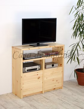 Massivholz Fernsehschrank CONTRA 92x84x33cm Kiefer massiv natur lackiert Casa de mobila Goslar Massivholz Fernsehschrank CONTRA 92x84x33cm Kiefer massiv natur lackiert Casa de mobila Goslar