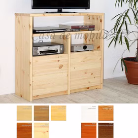 Massivholz TV-Kommode CONTRA 92x84x33cm Kiefer massiv natur lackiert,gelaugt geölt,weiß, kirschfarben Casa de mobila Goslar Massivholz TV-Kommode CONTRA 92x84x33cm Kiefer massiv natur lackiert,gelaugt geölt,weiß, kirschfarben Casa de mobila Goslar