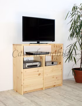 Massivholz TV-schrank CONTRA 92x84x33cm Kiefer massiv natur lackiert Casa de mobila Goslar Massivholz TV-schrank CONTRA 92x84x33cm Kiefer massiv natur lackiert Casa de mobila Goslar