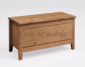 Massivholz Wäschetruhe klein 86x47x38cm Kiefer massiv gelaugt geölt Casa de mobila Goslar Massivholz Wäschetruhe klein 86x47x38cm Kiefer massiv gelaugt geölt Casa de mobila Goslar