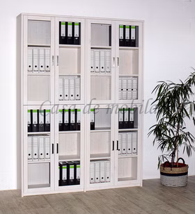 Massivholz schrank mit Glastüren hoch CONTRA 176x238x33cm kiefer massiv Weiss lackiert Casa de mobila Goslar Massivholz schrank mit Glastüren hoch CONTRA 176x238x33cm kiefer massiv Weiss lackiert Casa de mobila Goslar