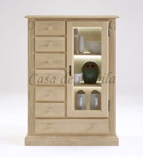 Mehrzweckschrank landhaus 95x131x47cm PINEA Pinie massiv Sandfarbe oder Honig casademobila Goslar Mehrzweckschrank landhaus 95x131x47cm PINEA Pinie massiv Sandfarbe oder Honig casademobila Goslar