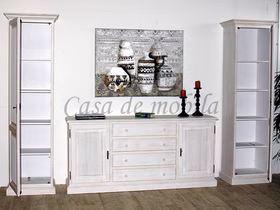 Spanische pinienmöbel Wohnwand set 3teilig landhaus weiss PINEA Pinie massiv casademobila Goslar Spanische pinienmöbel Wohnwand set 3teilig landhaus weiss PINEA Pinie massiv casademobila Goslar