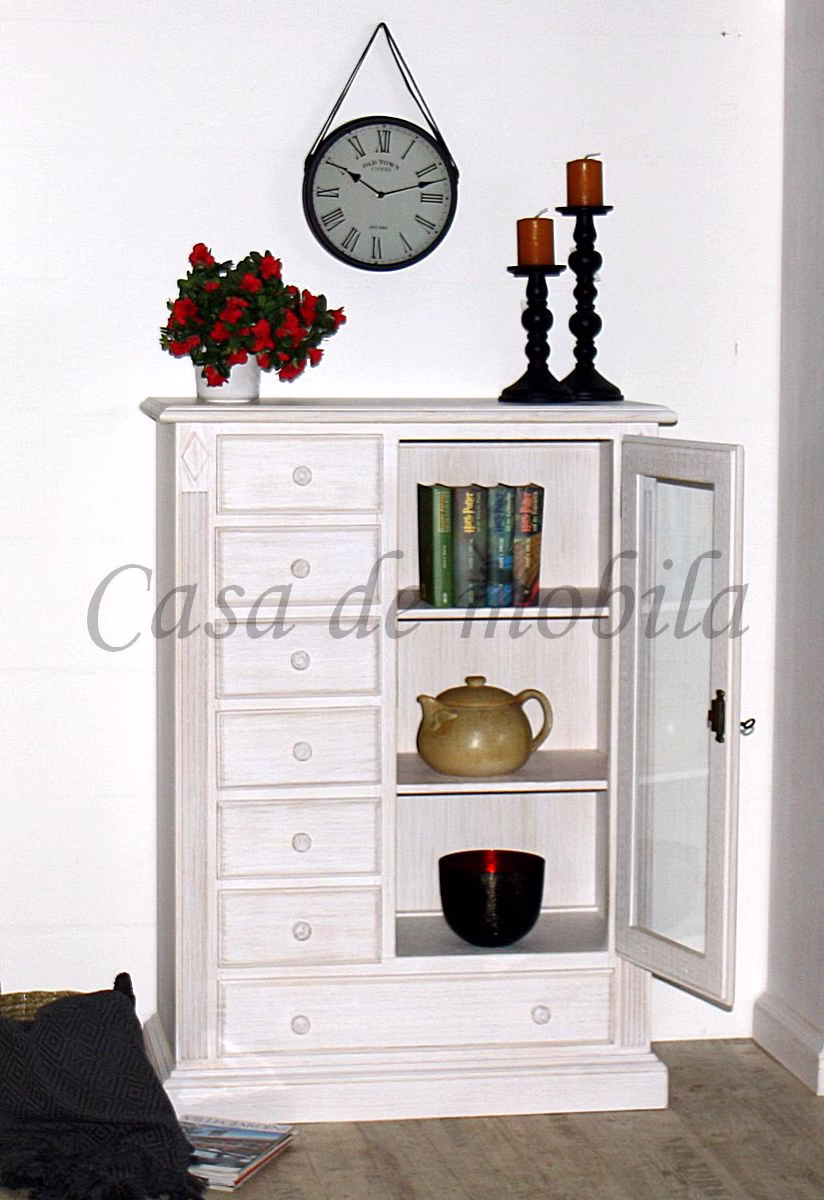 Spanische Anrichte landhaus weiss PINEA Pinie massiv casademobila Goslar Spanische Anrichte landhaus weiss PINEA Pinie massiv casademobila Goslar