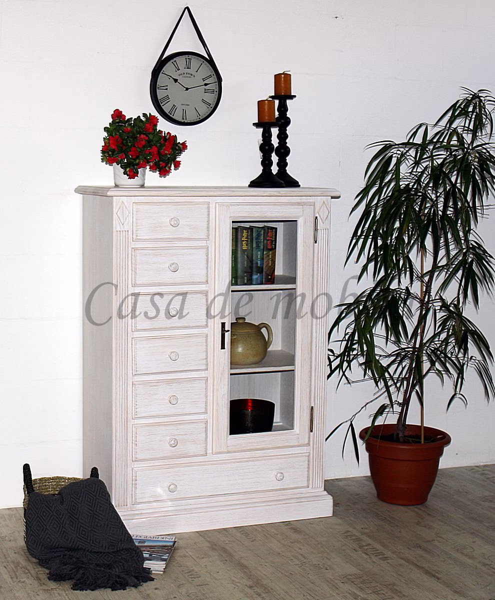Hochschrank landhaus weiss PINEA Pinie massiv casademobila Goslar Hochschrank landhaus weiss PINEA Pinie massiv casademobila Goslar