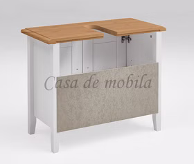 Badunterschrank 70x57x35cm BERGEN Kiefer weiß gelaugt lackiert Massivholz Badezimmer unterschrank BERGEN 70x57x35cm Kiefer massiv weiß gelaugt lackiert Casa de mobila Goslar