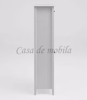 Badhochschrank 54x148x35cm BERGEN Kiefer massiv weiß lasiert Badhochschrank 54x148x35cm BERGEN Kiefer massiv weiß lasiert