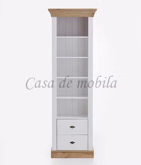 Massivholz Geschirrregal mit Schubladen landhausstil 65x202x45cm BERGEN Kiefer massiv weiß gelaugt geölt Casa de Mobila Goslar Massivholz Geschirrregal mit Schubladen landhausstil 65x202x45cm BERGEN Kiefer massiv weiß gelaugt geölt Casa de Mobila Goslar